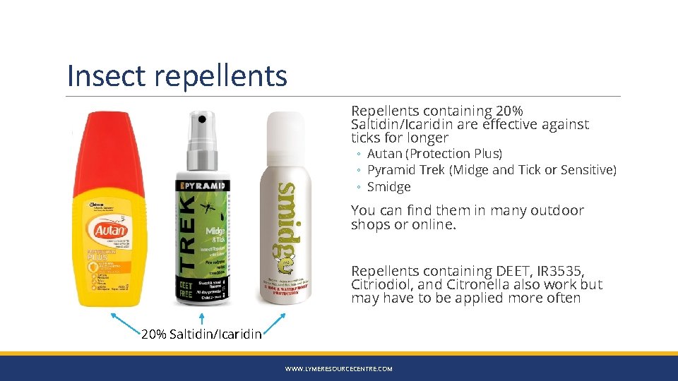 Lyme Disease AND HOW TO AVOID TICK BITES