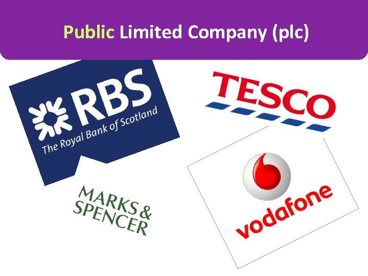 Public Limited Company (plc)  Public Limited Company (plc)