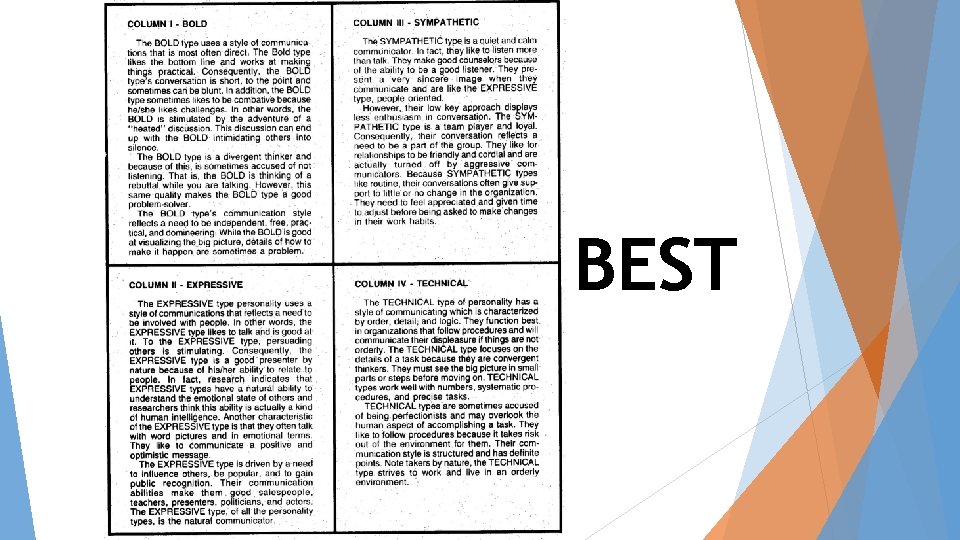 BEST BEST