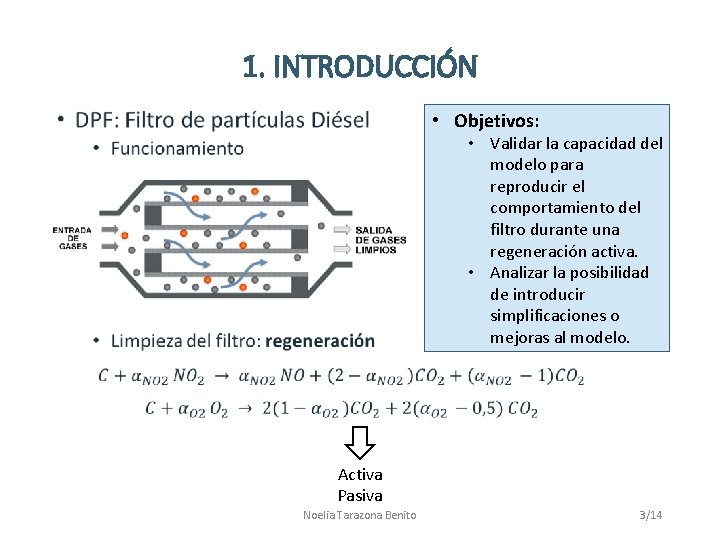 1. INTRODUCCIÓN • • Objetivos: • Validar la capacidad del modelo para reproducir el