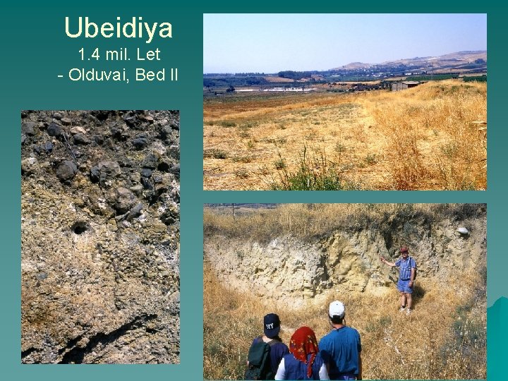 Ubeidiya 1. 4 mil. Let - Olduvai, Bed II 