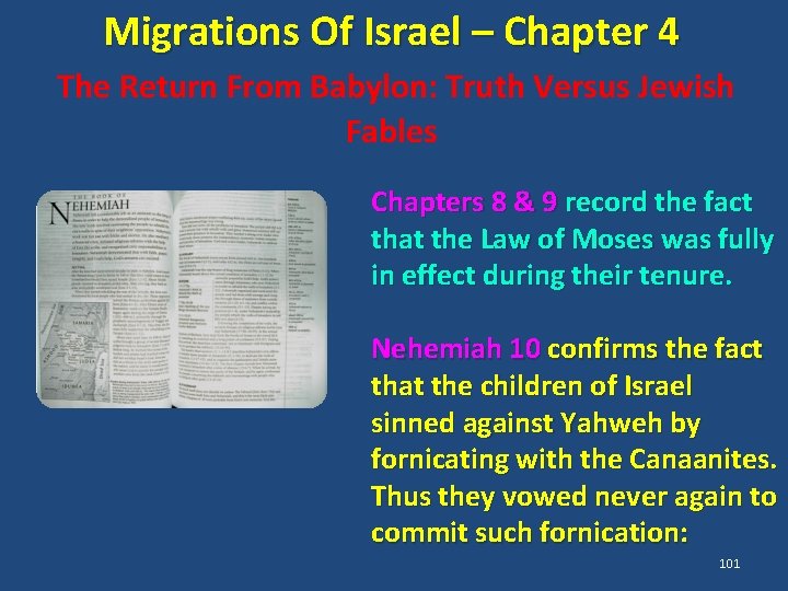 Migrations Of Israel – Chapter 4 The Return From Babylon: Truth Versus Jewish Fables