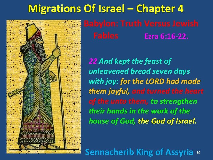 Migrations Of Israel – Chapter 4 The Return From Babylon: Truth Versus Jewish Fables