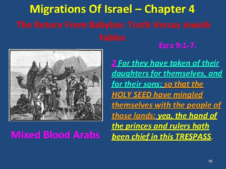 Migrations Of Israel – Chapter 4 The Return From Babylon: Truth Versus Jewish Fables