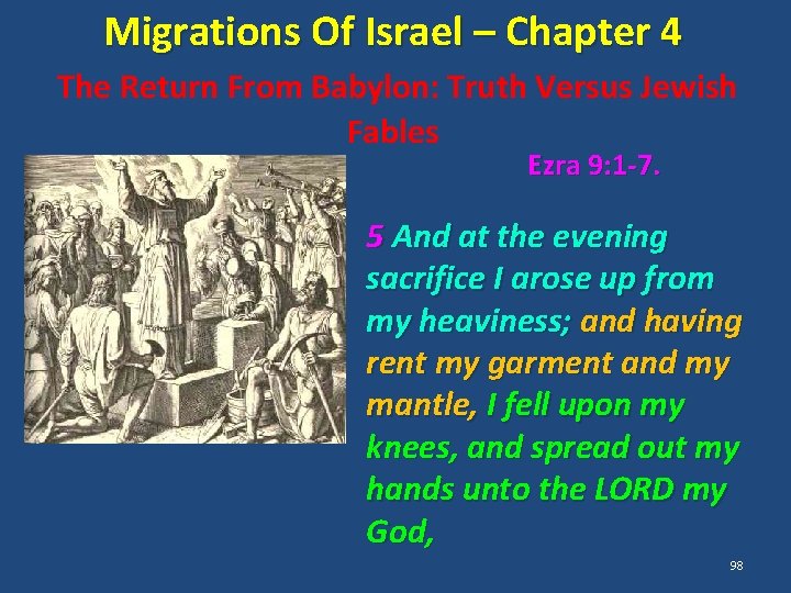 Migrations Of Israel – Chapter 4 The Return From Babylon: Truth Versus Jewish Fables