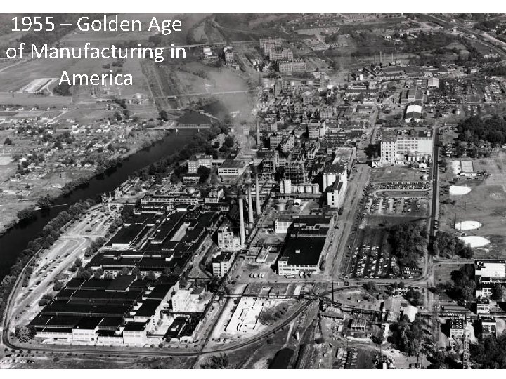 1955 – Golden Age of Manufacturing in America 