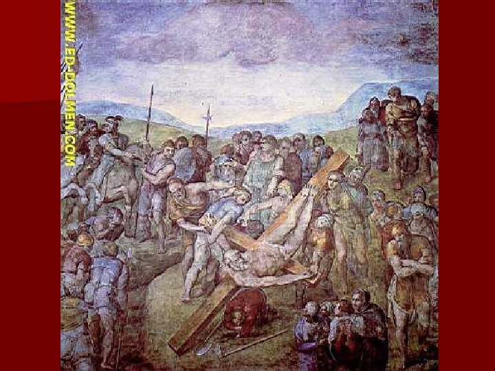 CAPILLA PAOLINA (Paulo III). 1542 -1550. La última obra pictórica del anciano maestro. Dos