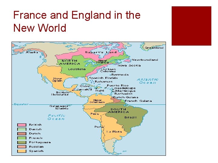 France and England in the New World 