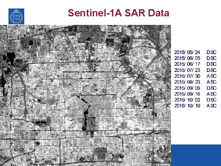 Sentinel-1 A SAR Data 