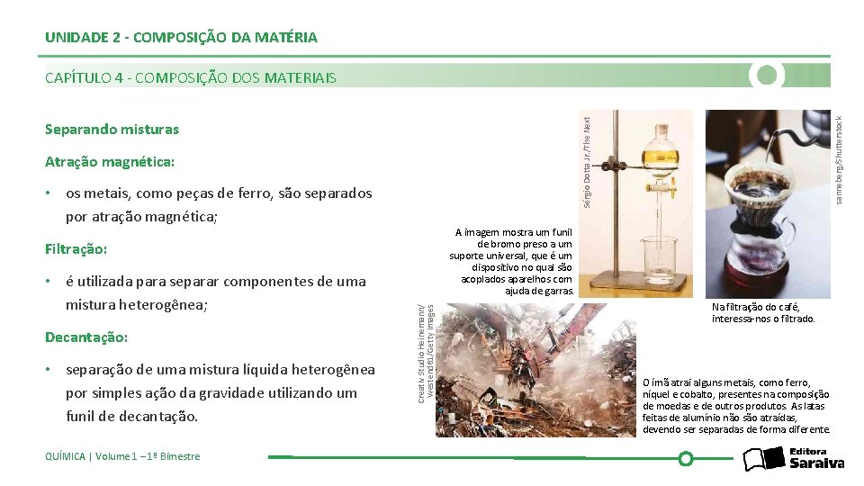 UNIDADE 2 - COMPOSIÇÃO DA MATÉRIA Sérgio Dotta Jr. /The Next Separando misturas Atração