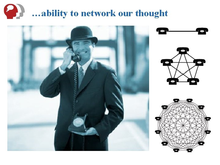 …ability to network our thought 