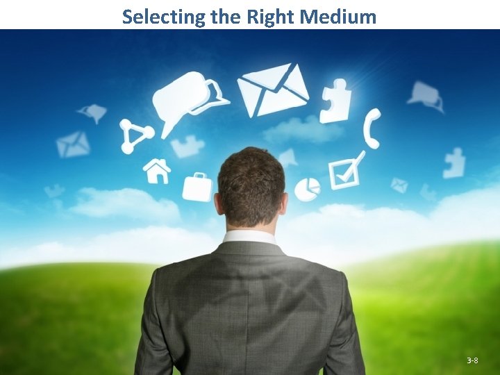 Selecting the Right Medium 3 -8 