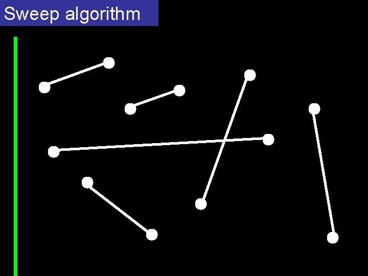 Sweep algorithm 