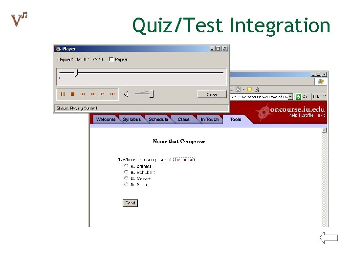 Quiz/Test Integration Quiz/Test Integration