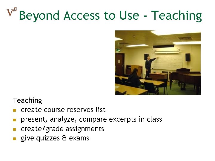 Beyond Access to Use - Teaching n create course reserves list n present, analyze,