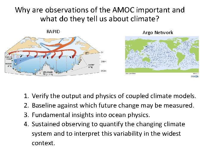 Why are observations of the AMOC important and what do they tell us about