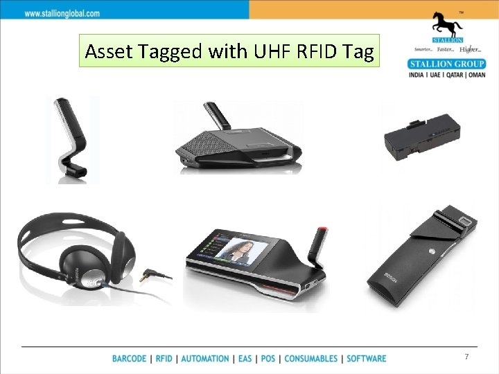 Asset Tagged with UHF RFID Tag 7 