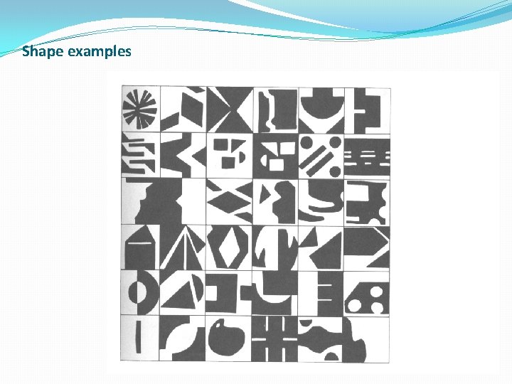 Shape examples 