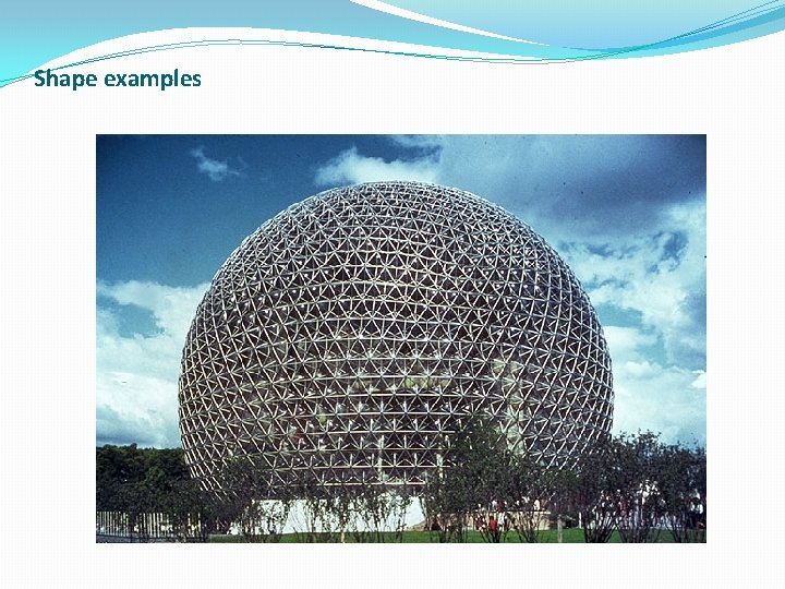 Shape examples 