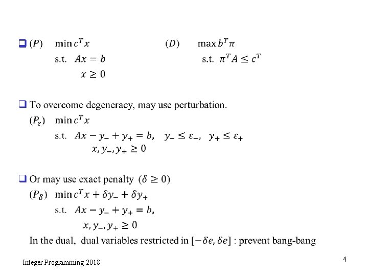 q Integer Programming 2018 4 