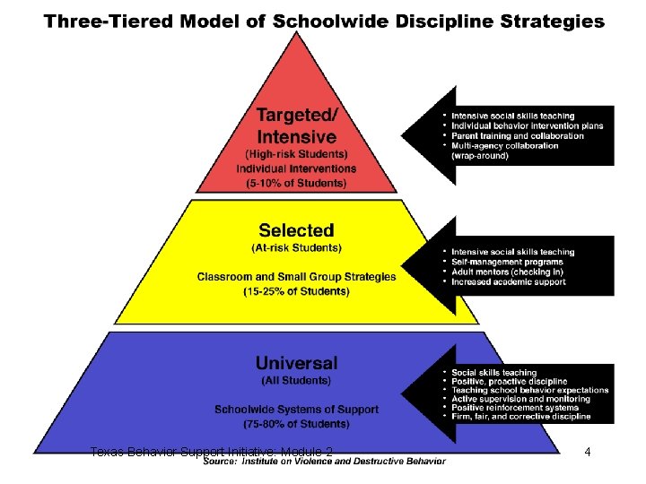 Texas Behavior Support Initiative: Module 2 4 