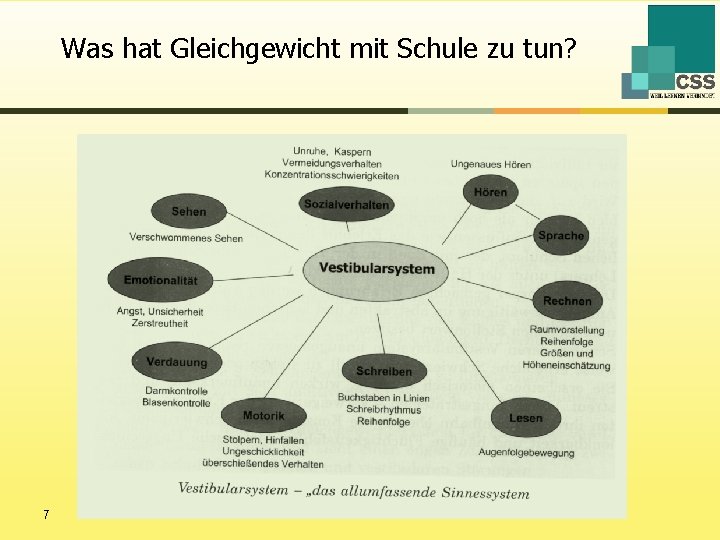 Was hat Gleichgewicht mit Schule zu tun? 7 