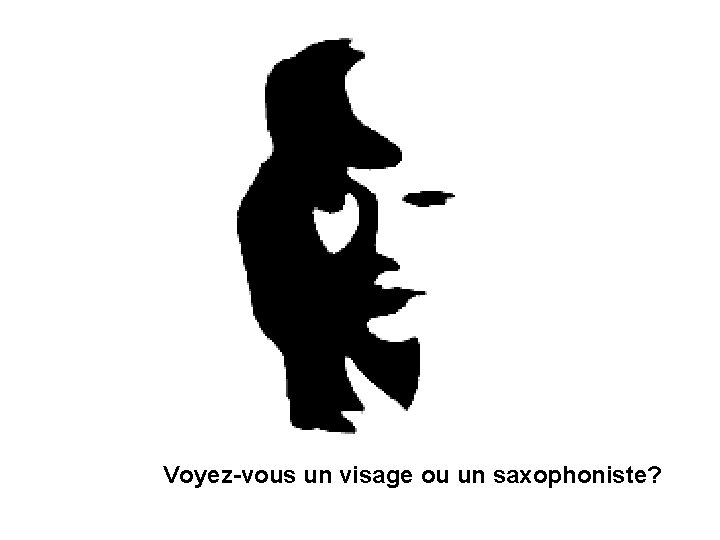 Voyez-vous un visage ou un saxophoniste? 