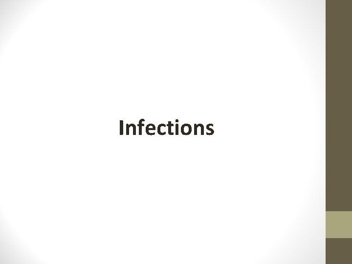 Infections 