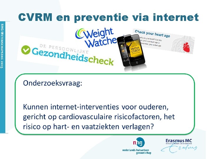 CVRM en preventie via internet 