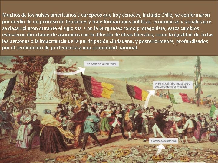 Muchos de los países americanos y europeos que hoy conoces, incluido Chile, se conformaron