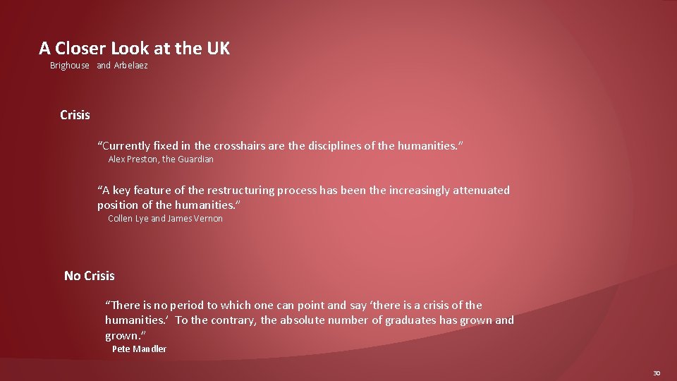 A Closer Look at the UK Brighouse and Arbelaez Crisis “Currently fixed in the