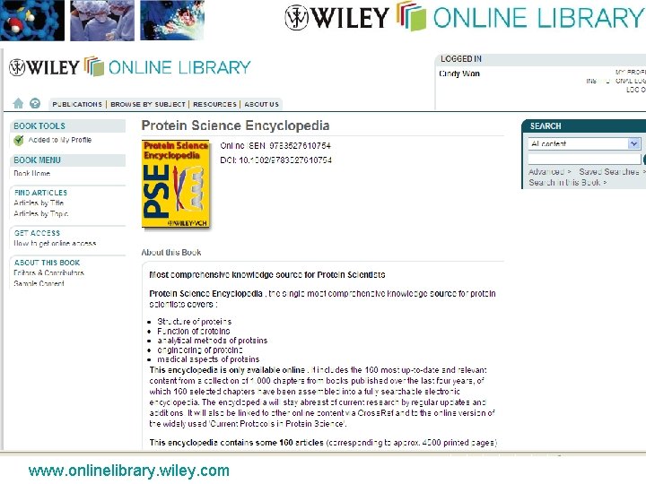 www. onlinelibrary. wiley. com 