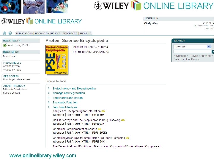 www. onlinelibrary. wiley. com 