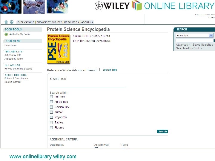 www. onlinelibrary. wiley. com 