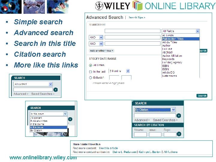  • • • Simple search Advanced search Search in this title Citation search