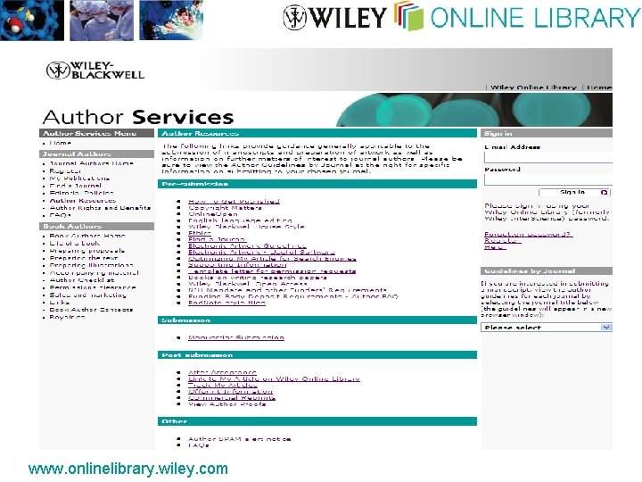 www. onlinelibrary. wiley. com 