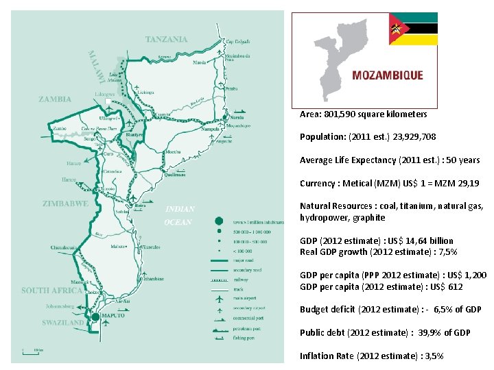 Area: 801, 590 square kilometers Population: (2011 est. ) 23, 929, 708 Average Life