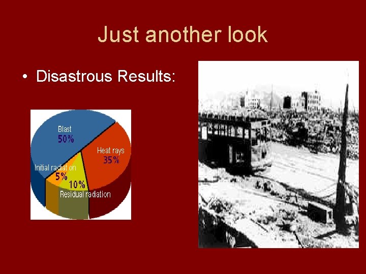 Just another look • Disastrous Results: 