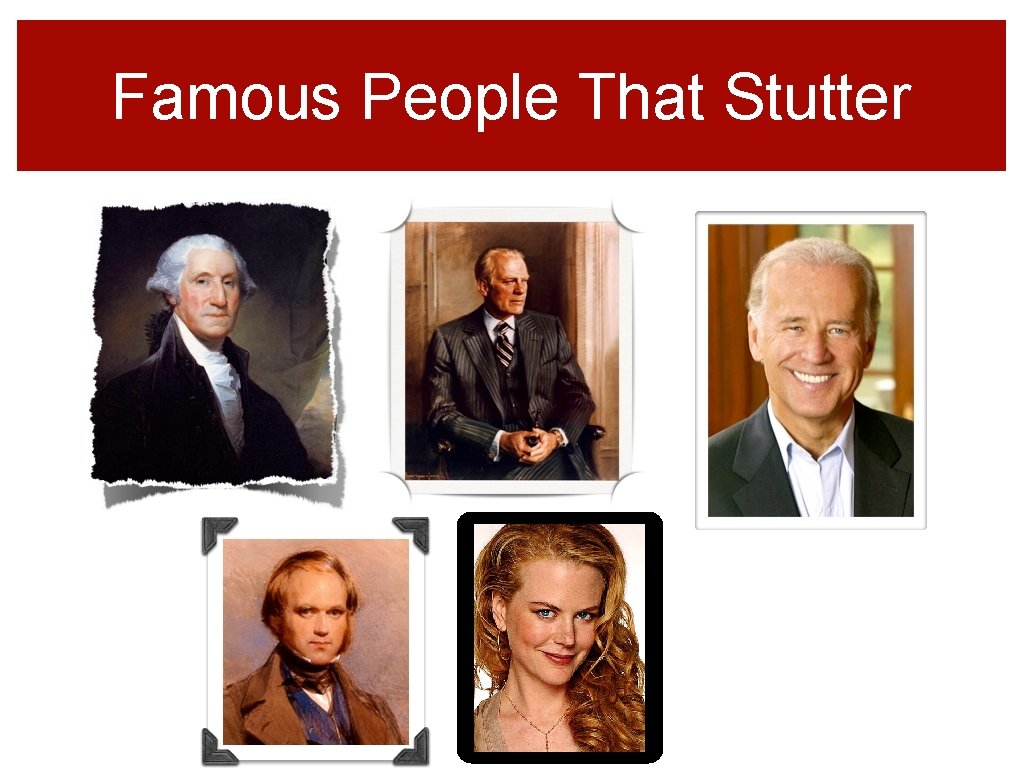 Famous People That Stutter 