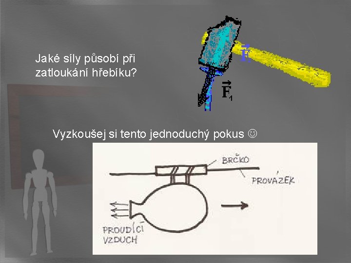 Jaké síly působí při zatloukání hřebíku? Vyzkoušej si tento jednoduchý pokus 