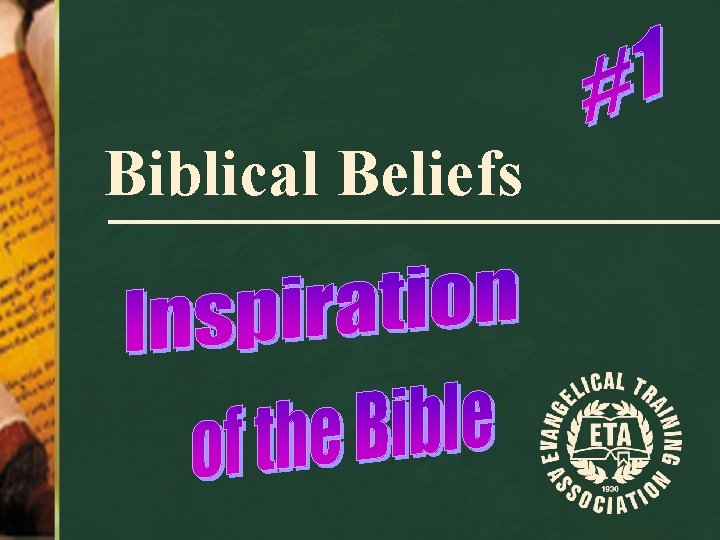 Biblical Beliefs 