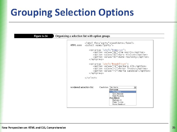Grouping Selection Options New Perspectives on HTML and CSS, Comprehensive XP 25 Grouping Selection Options New Perspectives on HTML and CSS, Comprehensive XP 25