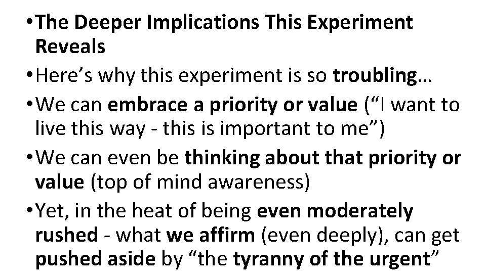 • The Deeper Implications This Experiment Reveals • Here’s why this experiment is