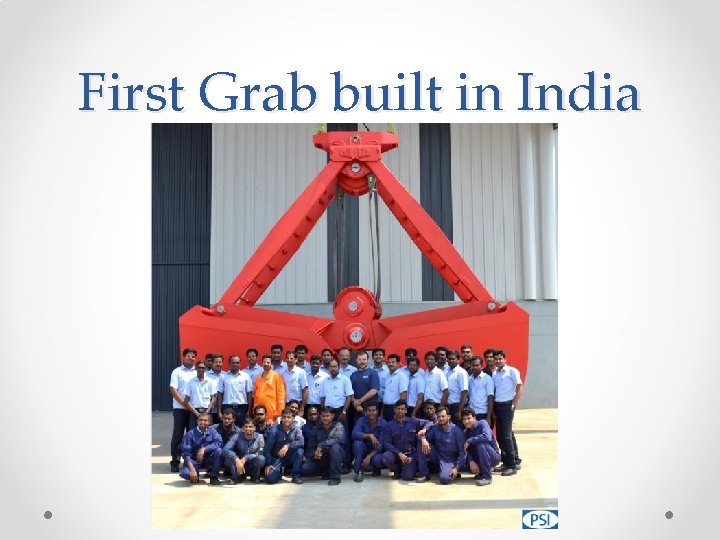 First Grab built in India 