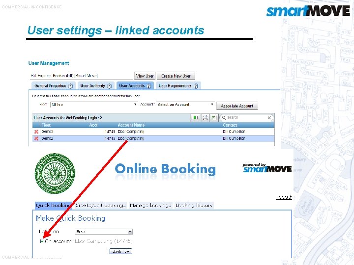 COMMERCIAL-IN-CONFIDENCE User settings – linked accounts COMMERCIAL-IN-CONFIDENCE 