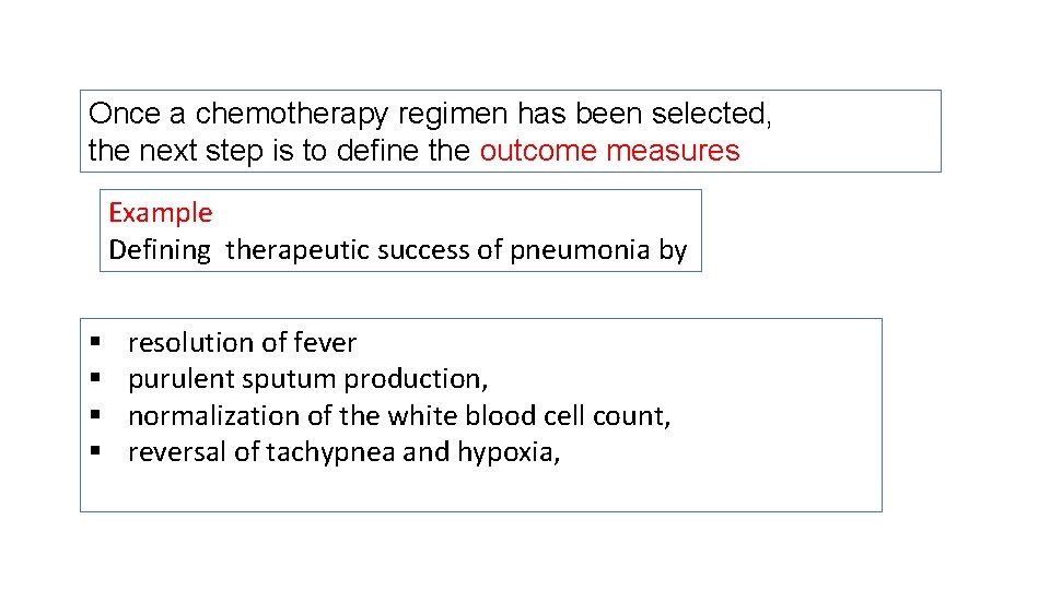 Once a chemotherapy regimen has been selected, the next step is to define the
