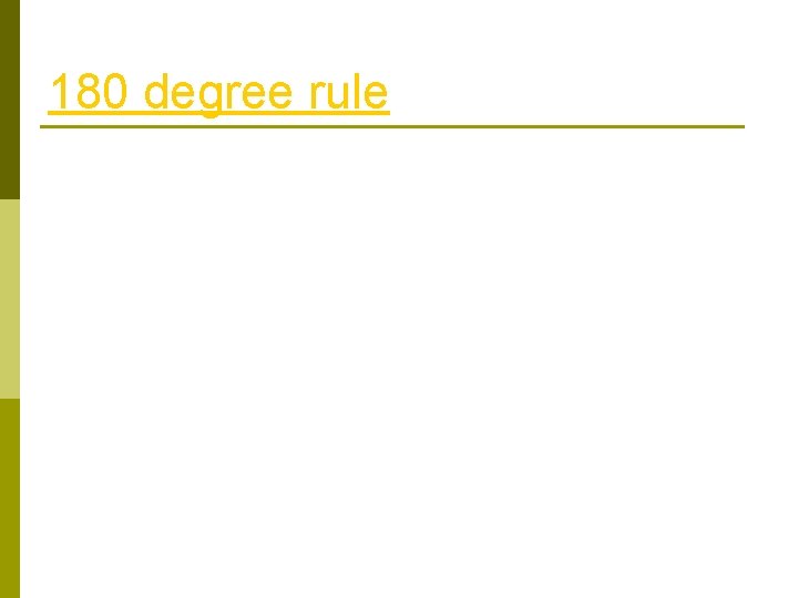 180 degree rule 