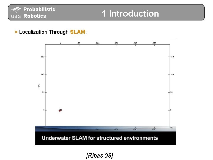 Probabilistic Robotics 1 Introduction > Localization Through SLAM: [Ribas 08] 