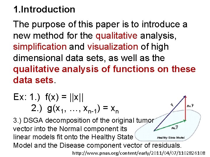 1. Introduction The purpose of this paper is to introduce a new method for