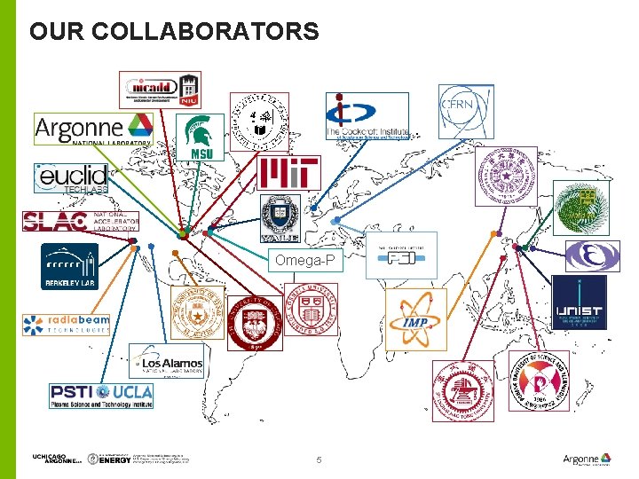 OUR COLLABORATORS Omega-P 5 